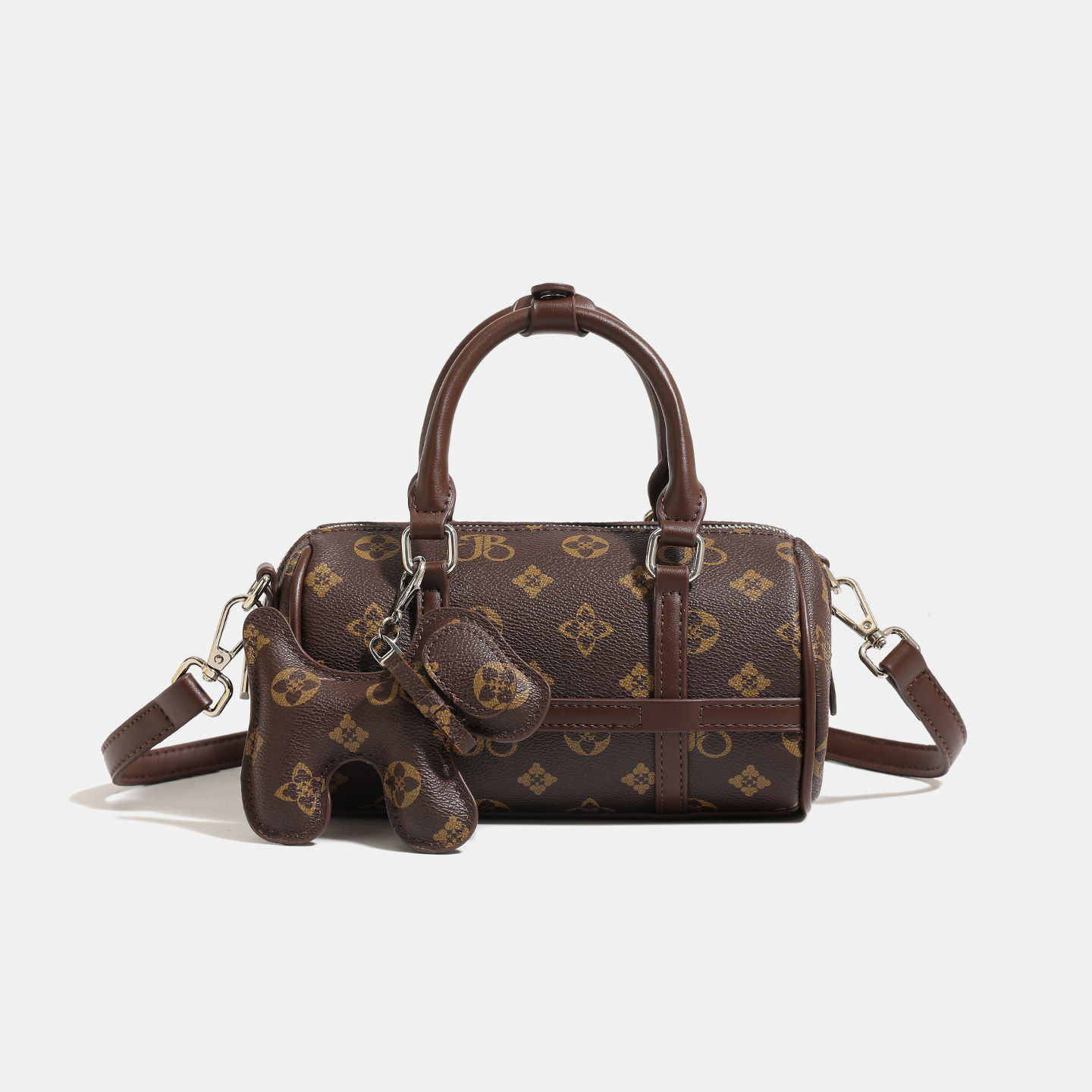 Genuine Leather Handbag 2026 New Boston Monogram Crossbody Shoulder Pillow Bag For Women Luxury Style - Thumbnail 6