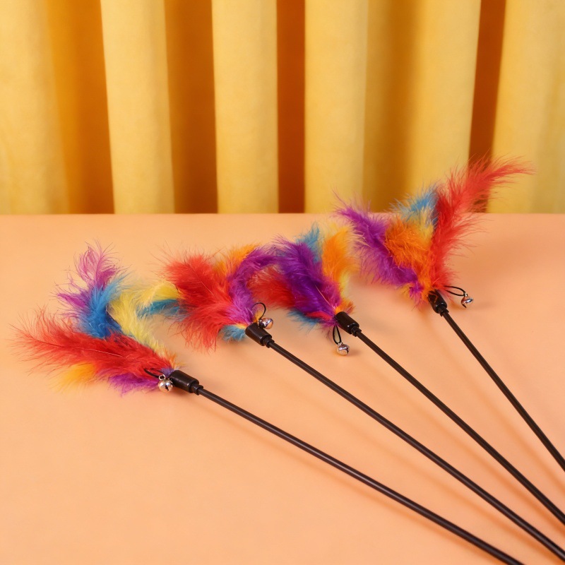 Varita de Plumas para Gatos de Pluma Interactivo para Gatos