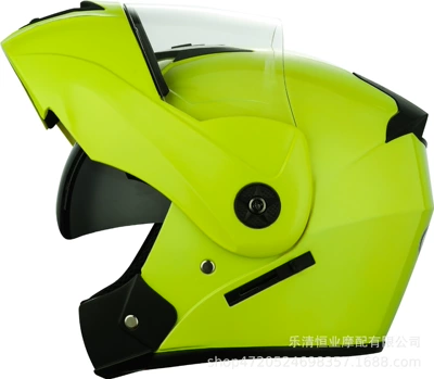 Motosiklet kaskı (dəbilqə) — Open-Face Helmet - fluorescent-yellow-m