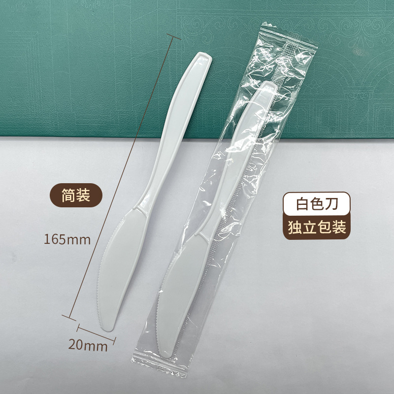 Cuchillo grueso blanco