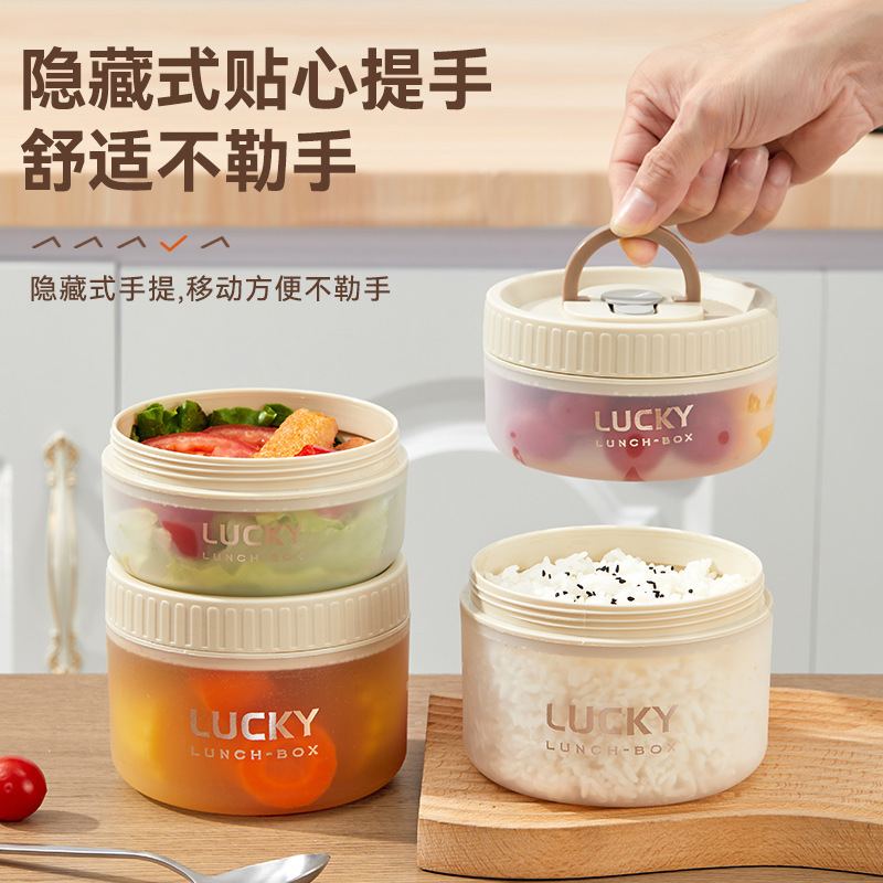 Food Grade Baby Thickened Supplementary Food Box Plastic Camping Portable Baby Sub-pack Fruit Storage Box Storage Box Gift