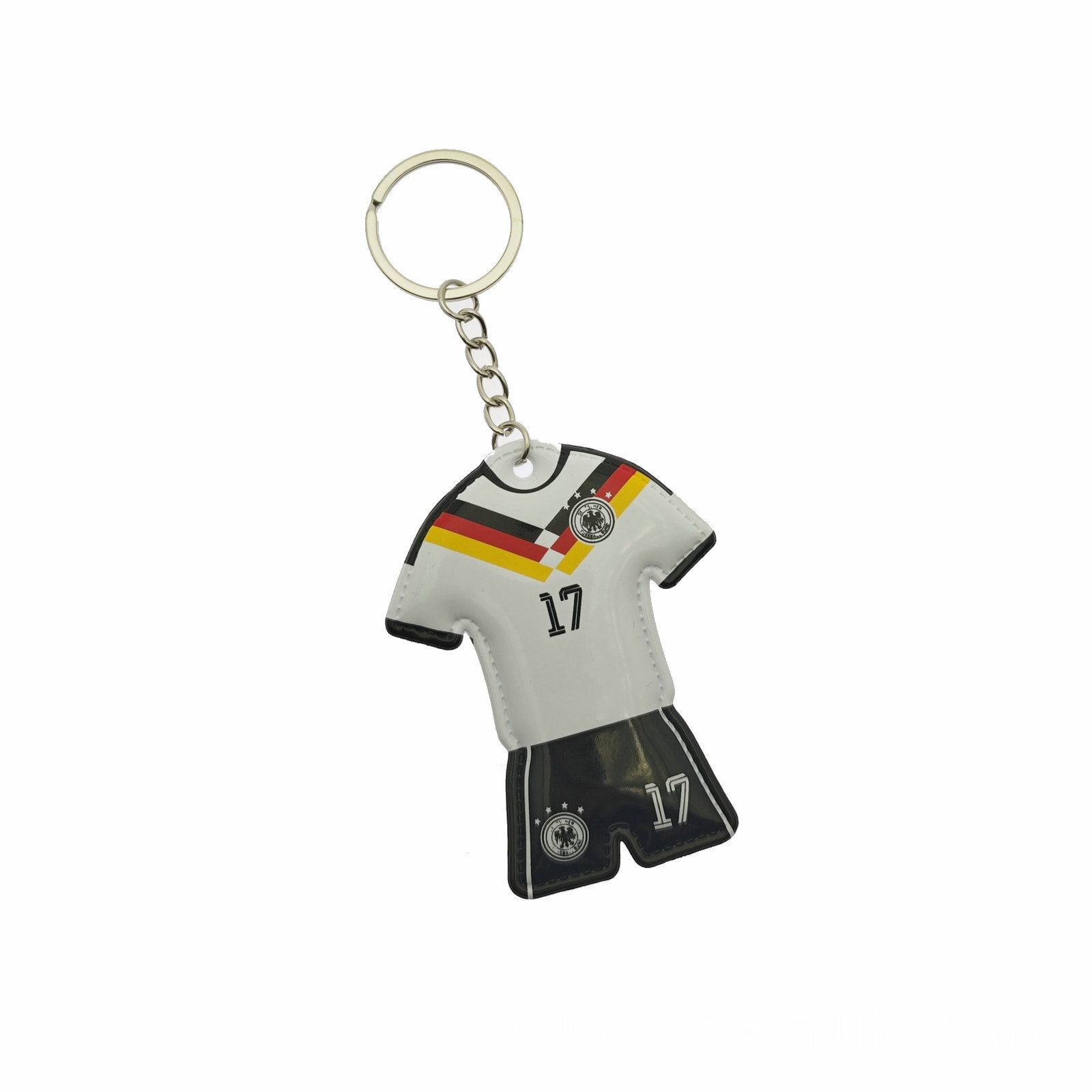 Llavero de Camiseta de Fútbol de PVC para Aficionados