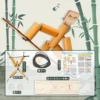 Conventional Bamboo Press Installation (Wooden Knife Gun)