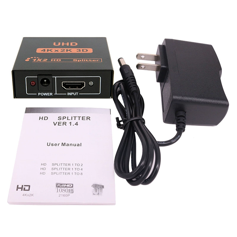 4k высокое разрешение hdmi сплиттер один к двум конвертер hdmi сплиттер дисплей 1 вход 2 выхода с одинаковым экраном