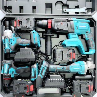 ☊ [Mutian Tool Set] Lithium Electric Hammer Angle Grinder Electric Drill Electric Wrench Electric Circle Saw Electric Chain