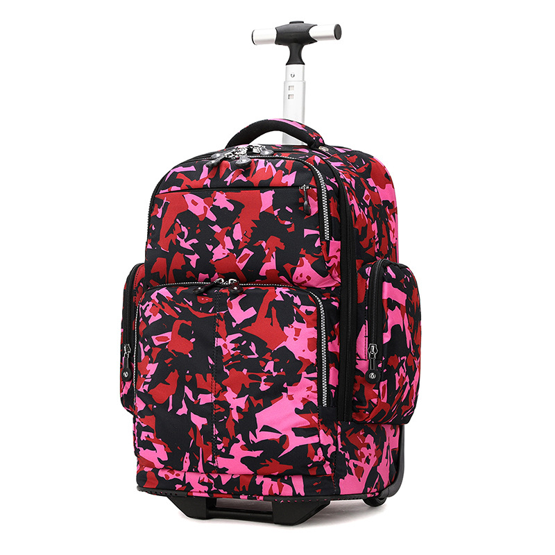 Mochila de una sola pieza de la carretilla de la entrega para los estudiantes de la escuela primaria y secundaria que suben las escaleras Muchachas de los muchachos de la capacidad grande 8-16 años los estudiantes de la escuela secundaria