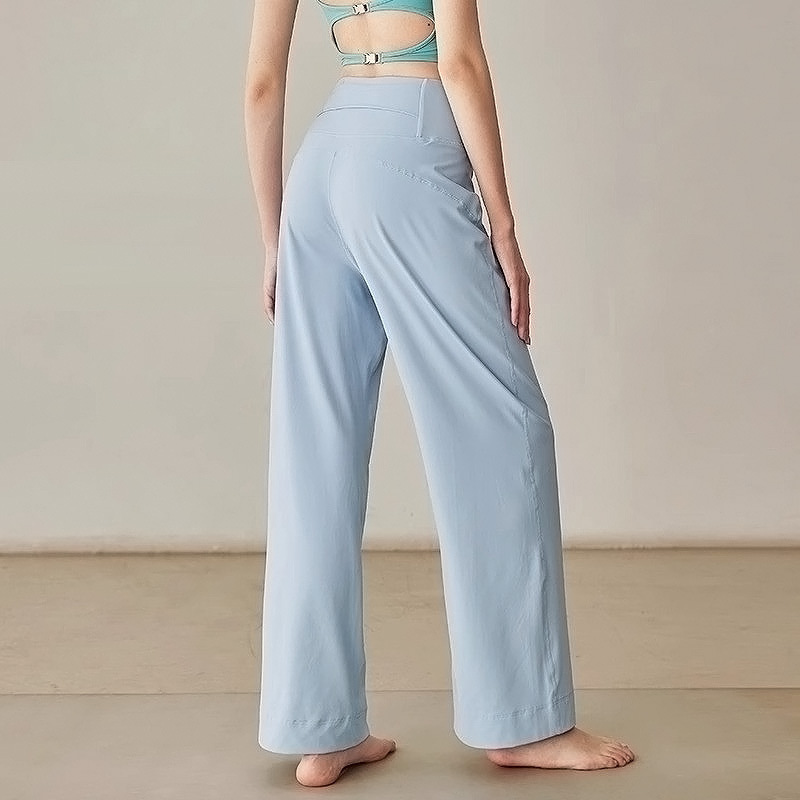 Pantalones de cintura alta transfronterizos, pantalones de piernas largas, pantalones de entrenamiento al aire libre, pantalones de entrenamiento de yoga