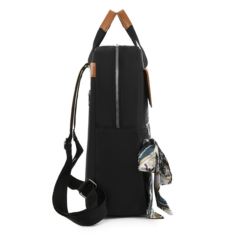 Comercio exterior spot al por mayor 2023 nuevo estilo casual damas color contraste mochila de viaje para computadora de tela Oxford de moda