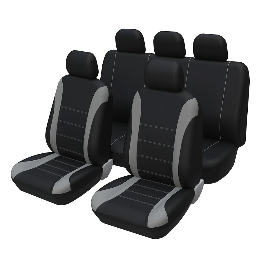 Cinco asientos generales, siete asientos, cubierta de asiento de furgoneta transfronteriza para diseño de línea de cintura, cojín de tela al por mayor