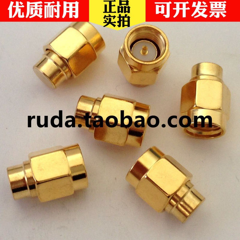 금도금 SMA 로드 터미널 SMA 남성 6GHZ 2W 50 옴 동축 SMA 더스트 캡 SMA 플러그