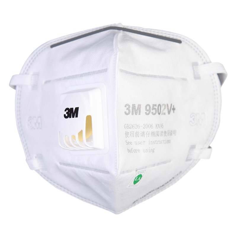 3M9501V + cómodo KN95 máscara protectora anti-neblina PM2.5 anti-polvo máscara antipartículas 9502V +