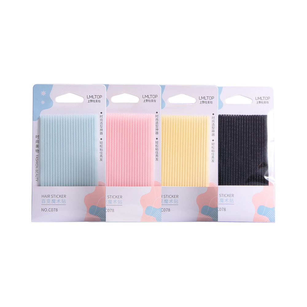 LMLTOP Juego de 2 piezas de pegatinas para flequillo, herramienta mágica para flequillo, pinza para flequillo, herramienta de peluquería C078