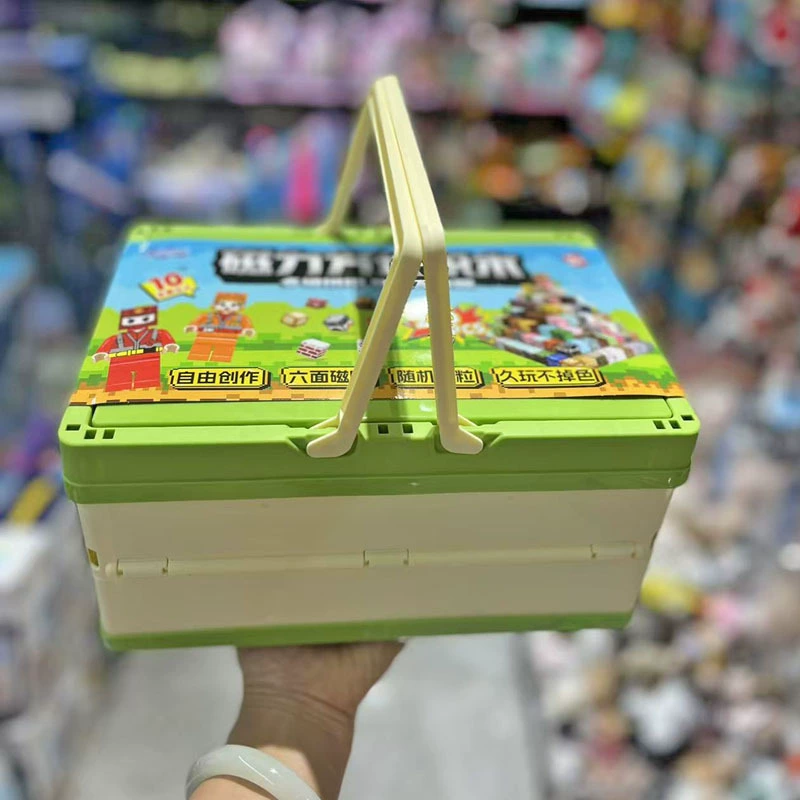 Magnetic variable constructor, colorful toy, handmade