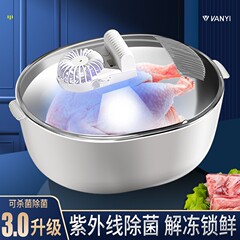 解凍神器快速解凍器家庭用食品鮮度保持冷凍機知能恒温冷凍肉類快速解凍機