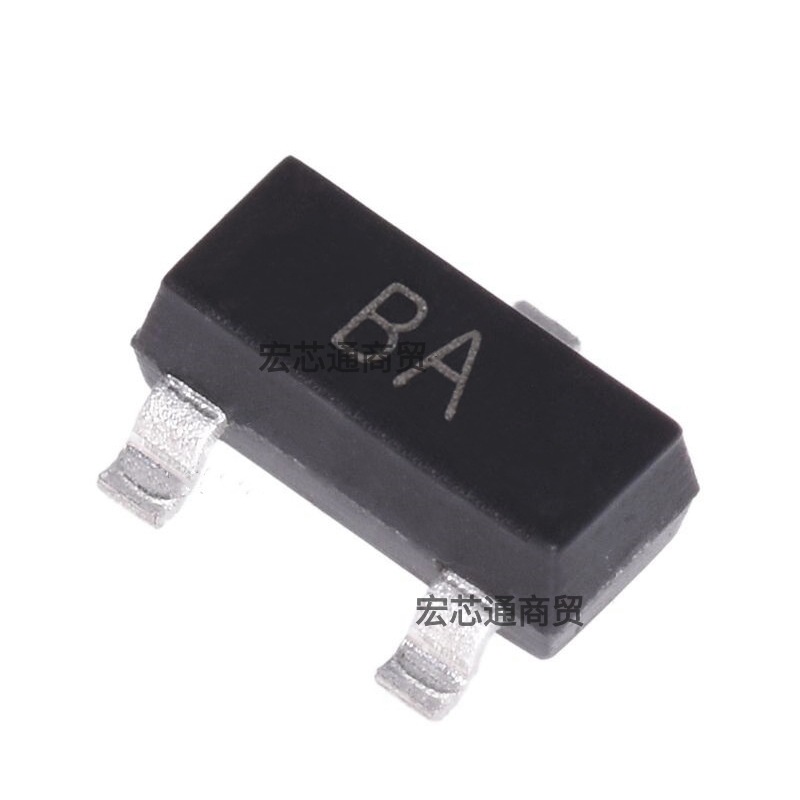 国产全新 2SA1015 丝印BA 贴片SOT-23 50V/150mA PNP三极管 A1015