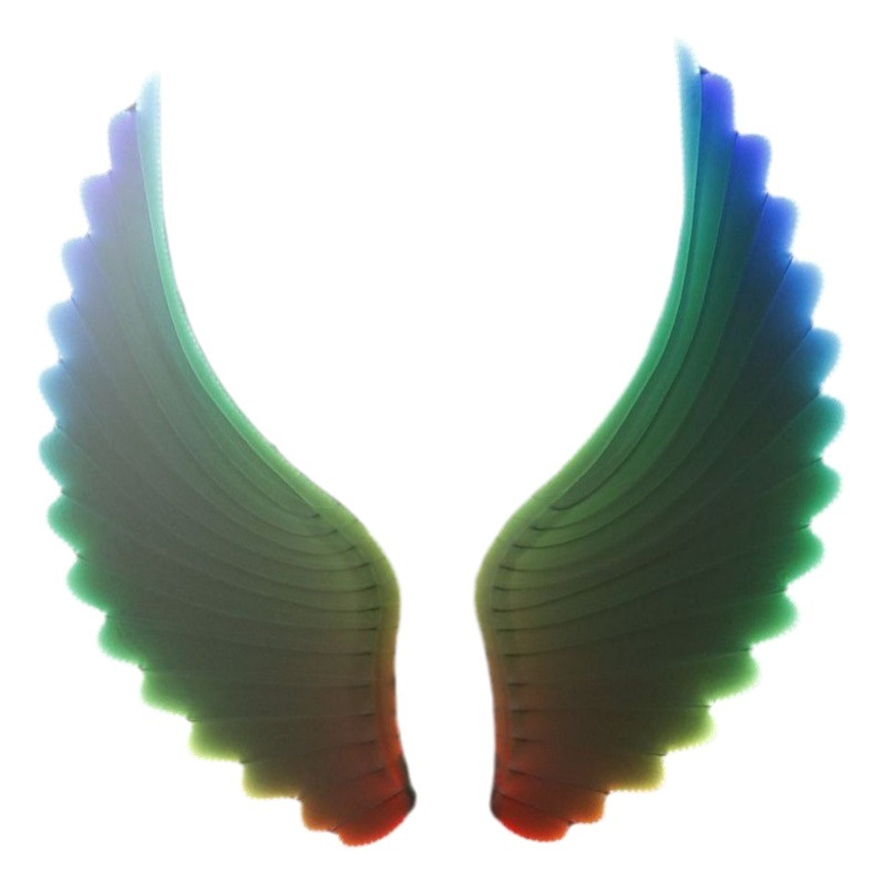 Shangmeili boda props de diseño ángel alas de fondo sala de bodas iluminado camino guía alas modelado arco