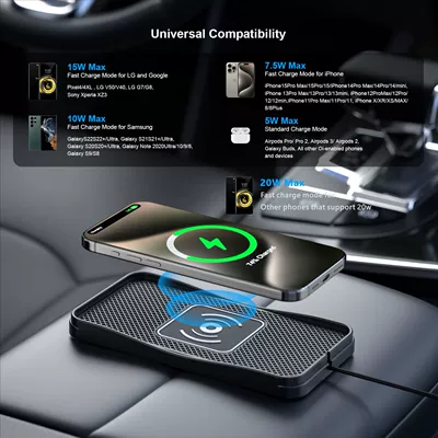 Wireless Charging Pad, Car-Mounted | Mobil şarj cihazları
