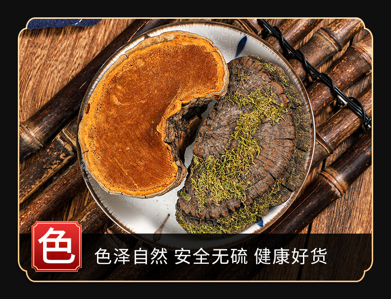 Sang Huang (Sanghuangporus sanghuang) — Wild-Grown Tibetan Medicinal Mushroom, Sulfur-Free, Custom Milling key features