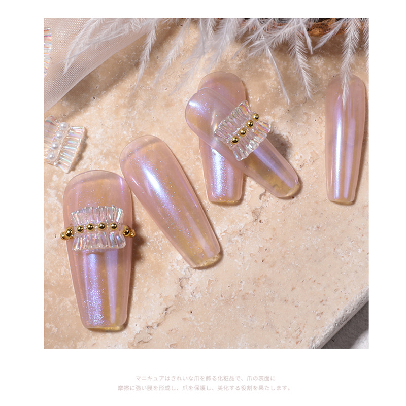 Accesorios de falda de arte de uñas 2021 nueva celebridad de Internet pequeño libro rojo estilo caliente hada aurora falda plisada decoración de uñas