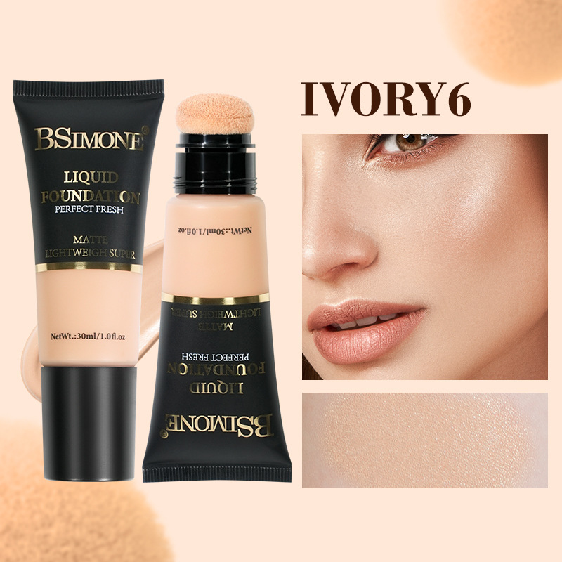 Excluido para correctores transfronterizos, base líquida hidratante e hidratante de larga duración sin maquillaje, base líquida, impermeable y antitranspirante, piel seca, sin tapar, base líquida en polvo