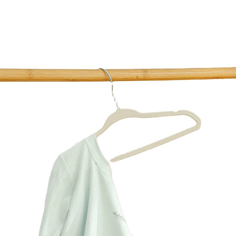 Флокирующая детская вешалка для младенцев оптом Нескользящая поддержка одежды, вешалка для магазина одежды, бесшовная Нескользящая плечевая вешалка