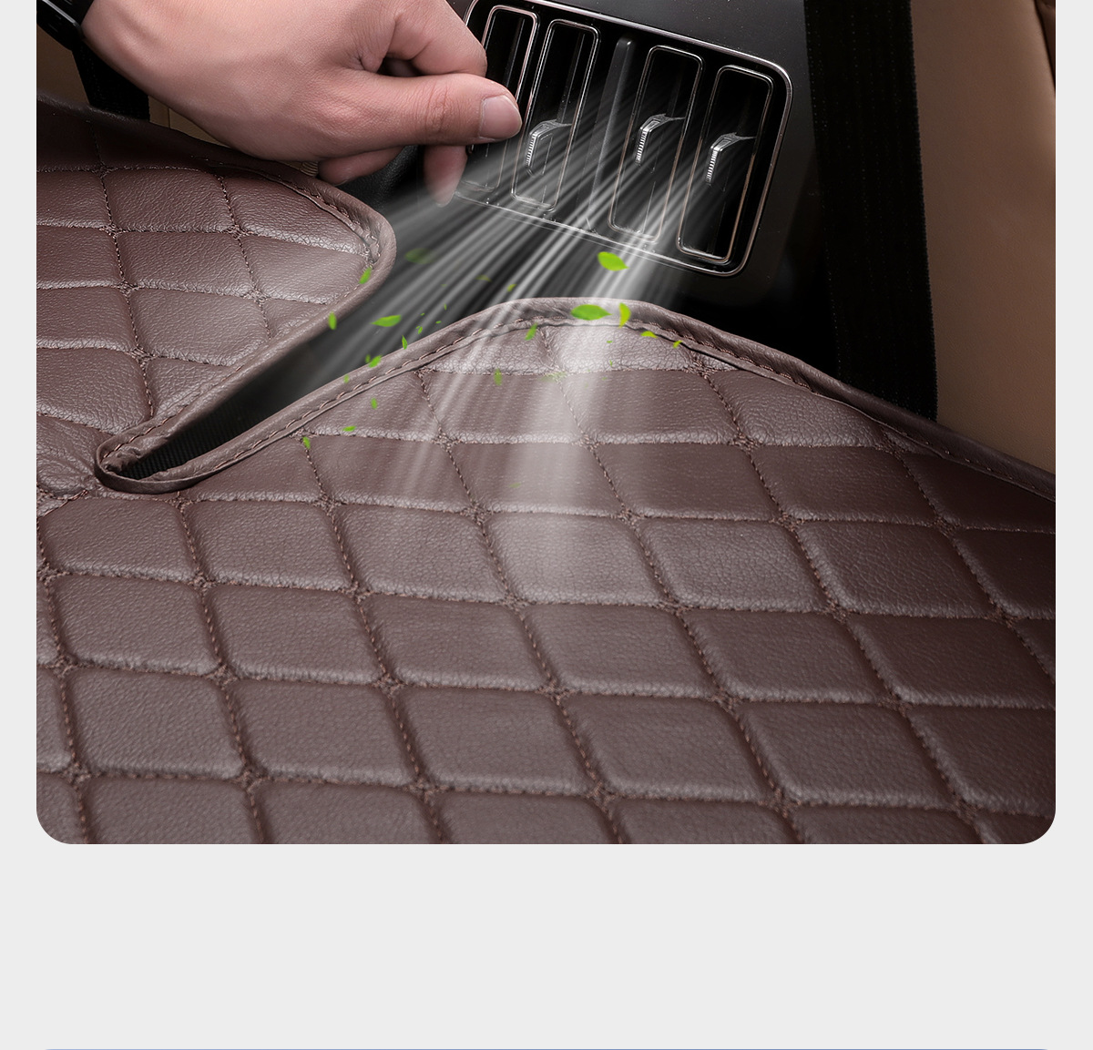 Car Rear Seat Sleeping Mat, Universal for Sedans and Suvs, Foldable Portable Non-Inflatable Thickened Leather Car Mattress