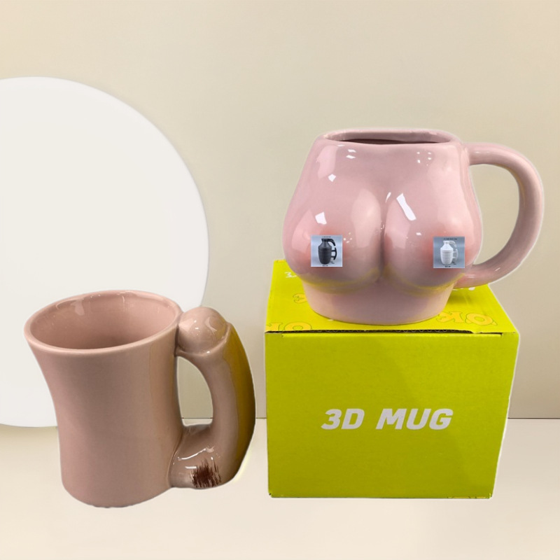 Taza de pecho de cuerpo humano de personalidad creativa nórdica de estilo ins Taza de cerámica Taza de café Arte corporal Taza de agua pequeña transfronteriza