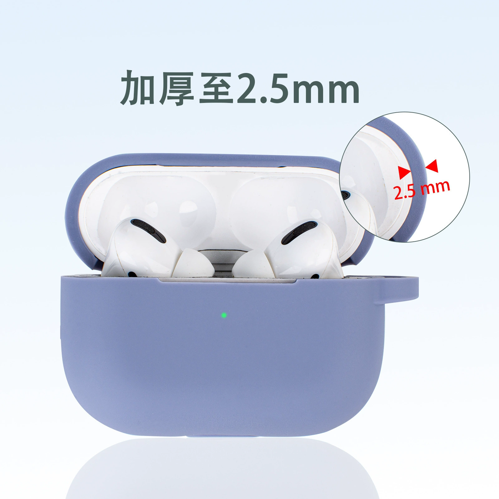 Новая модель совместима с силиконовым наушником Apple AirPods Pro, наушникиной гарнитуры Pro