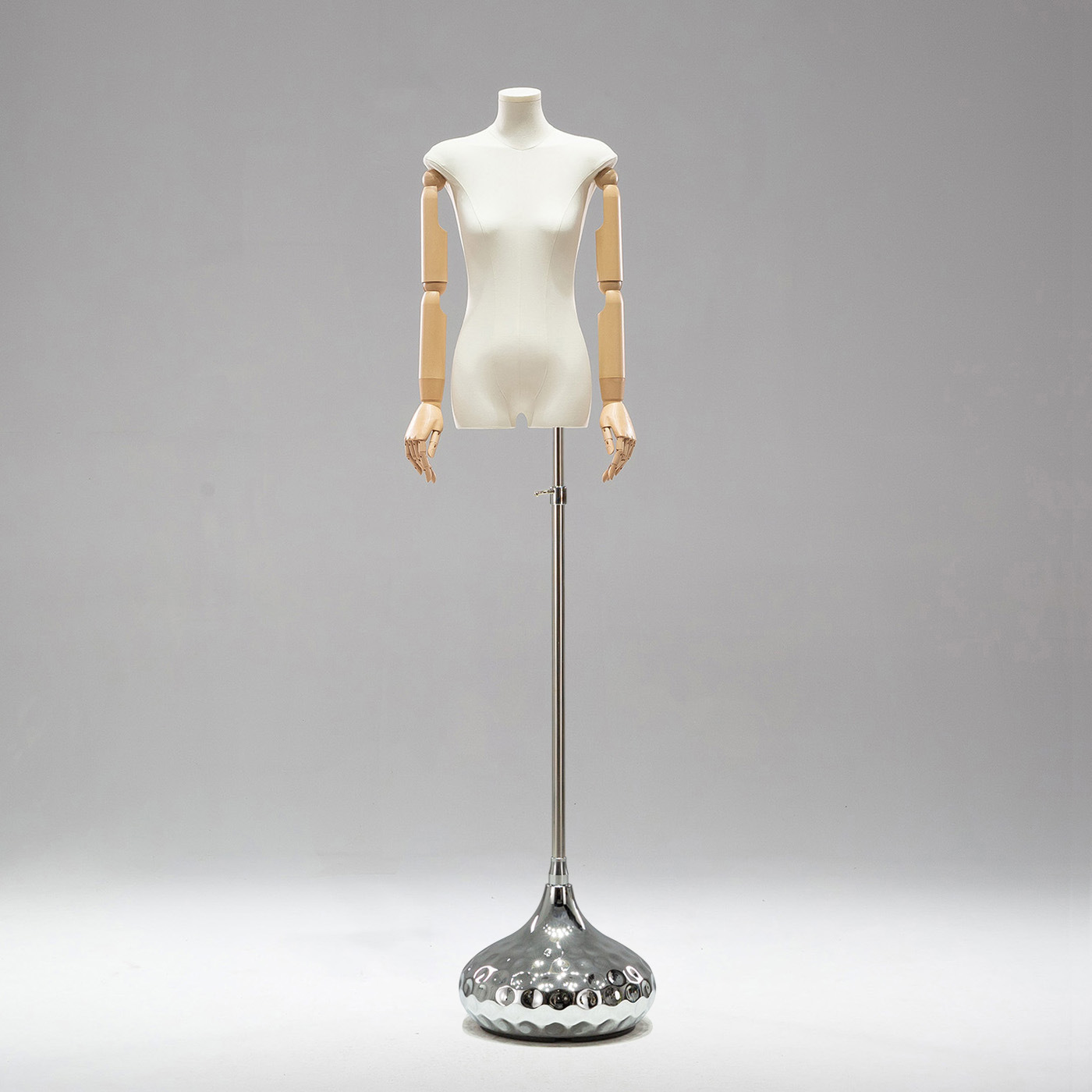 Modelo de accesorios tienda de ropa de mujer maniquí de gota de agua base ventana de pantalla de cuerpo de vestido de boda exhibición de cuerpo humano marco de modelo
