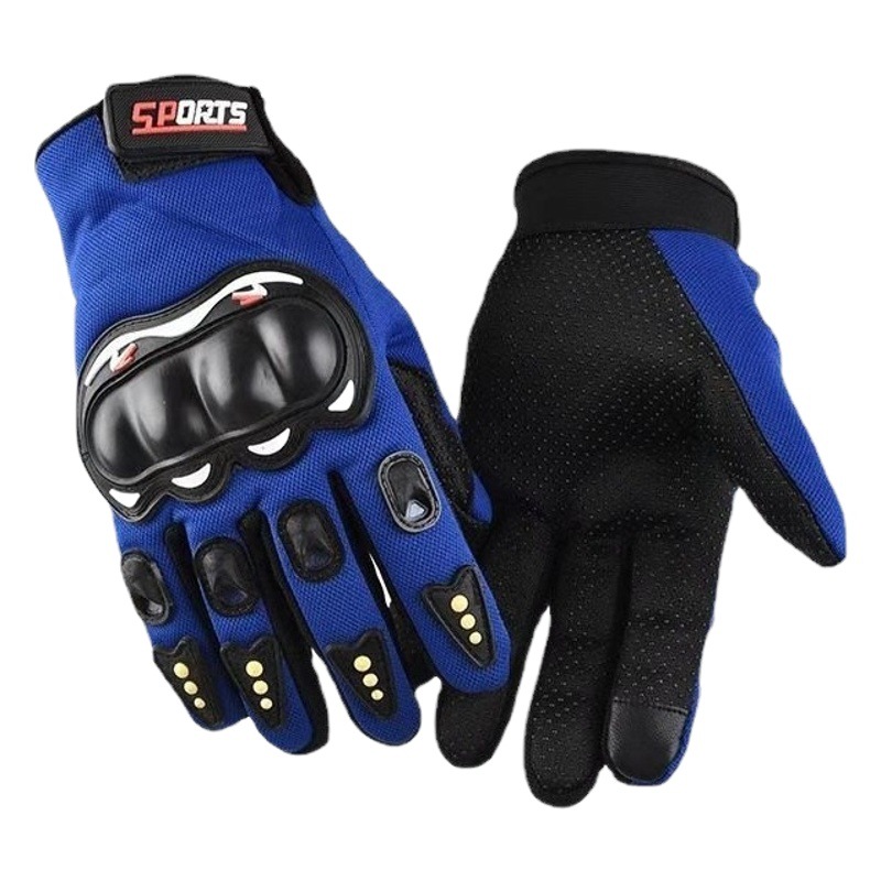 Motorcycle gloves long finger full finger motorcycle long finger riding non-slip protective shell hard shell climbing wear-resistant tactics