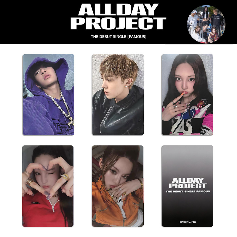 ALLDAY PROJECT周辺 FAMOUSアルバムフォトカード ADP特典フォトカード DAY ONE ブラックファクトリー|undefined