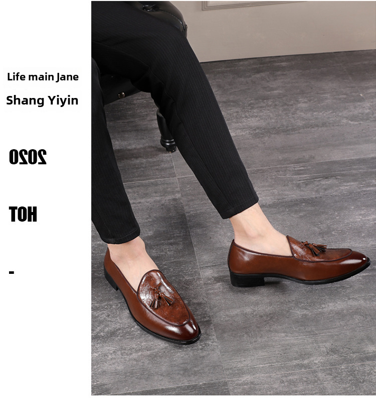 Pointy Tassel Loafers For Men – Stylish Leather Casual Shoes_voghion.com