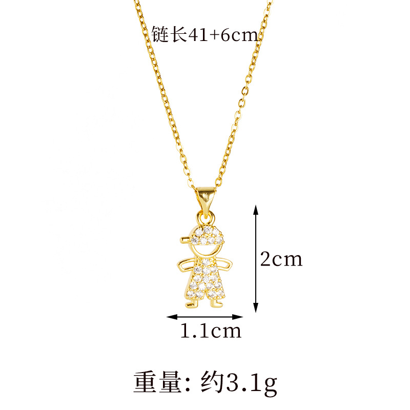 Vietnam Shajin nuevo estilo nicho diseño de personalidad con incrustaciones de diamantes collar de villano aretes joyas que no se desvanece durante mucho tiempo