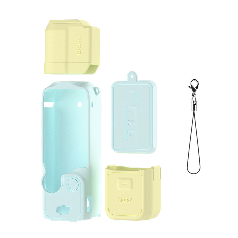 BRDRC适用大疆OSMO POCKET3 镜头保护盖机身硅胶套显示屏遮光配件|undefined