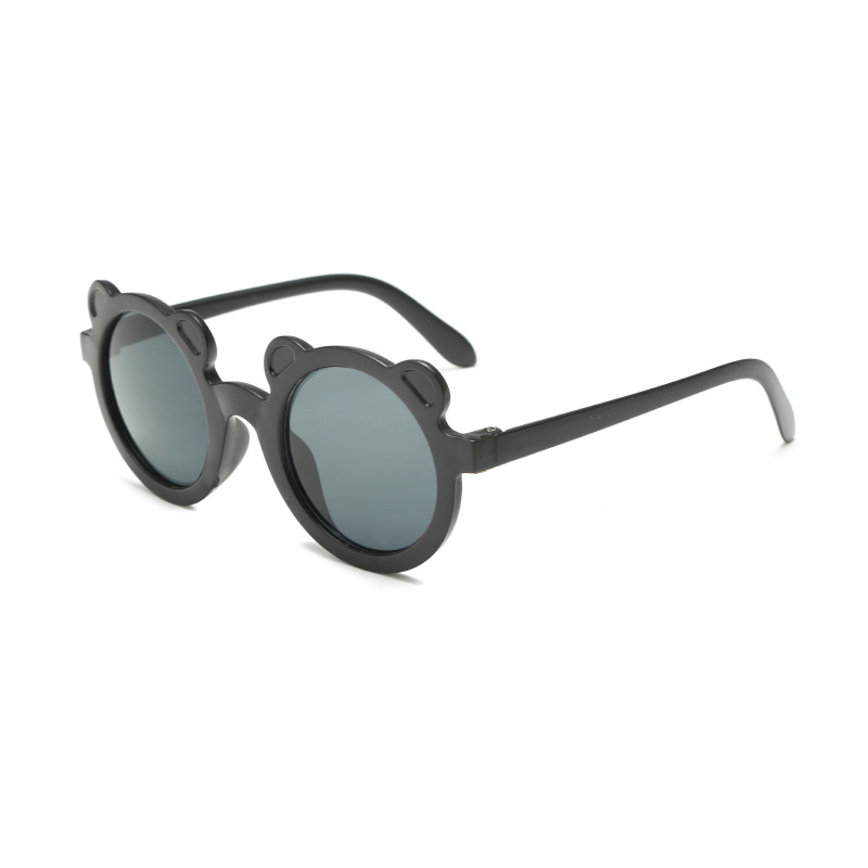 New Bear Cartoon Children's Sunglasses, Baby Conventional Shaped Photo-taking Fresh and Cute Sun Protection UV Blocking Glasses