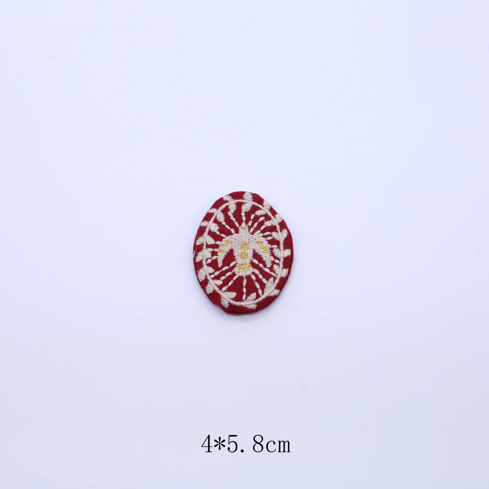 Badge brodé style japonais mori coton et lin accessoires diy_voghion.com