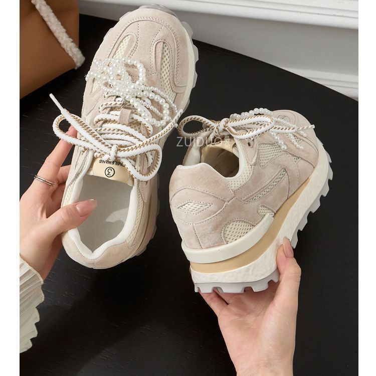 Nuevos zapatos de mujer, zapatos retro ligeros, zapatos Gump resistentes al desgaste, zapatos deportivos casuales de mujer, zapatos de entrenamiento de moda