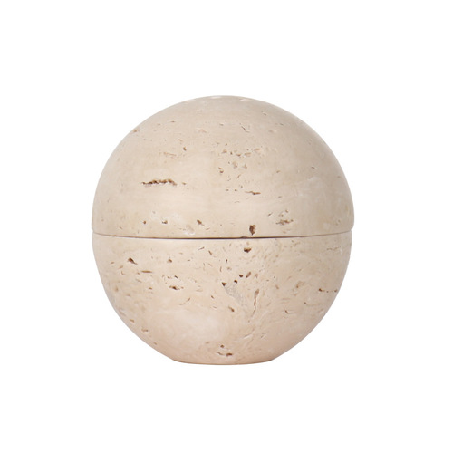 Cross-border Wabi-Sabi Style Natural Marble Incense Burner Creative Home Living Room TV Stand Desk Soft Decorative Accents Ornament