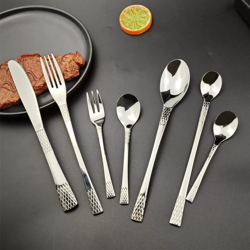 Tableware stainless steel, set for hotel, custom-made