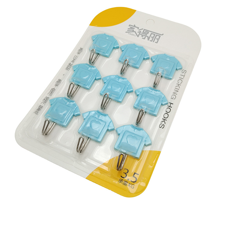 L4114 nueve ropa pequeña mezclada gancho adhesivo super fuerte gancho adhesivo sin perforación sin marca 3 dólares tienda al por mayor