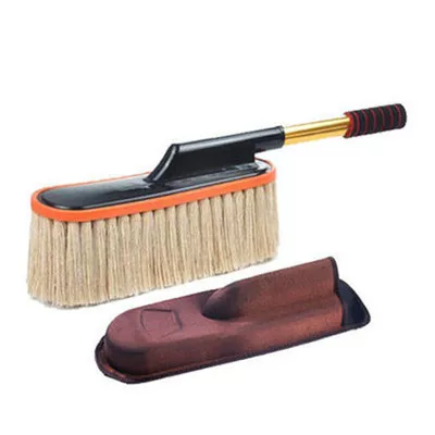 Car cleaning tools — cotton wax brush car mop - beige-wax-brush-brush-box