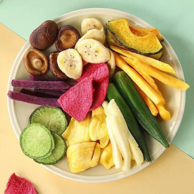 元气简餐综合果蔬脆片什锦蔬菜秋葵混合果蔬干零食礼包袋装果蔬干|undefined