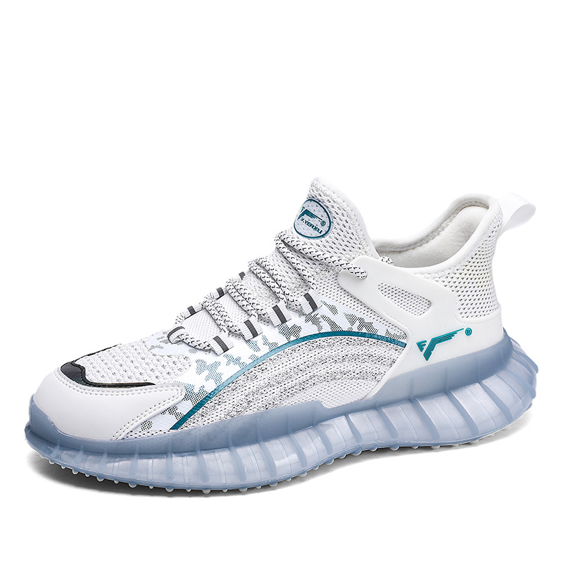 Åndbare løbesko til mænd med selvlysende effekt_voghion.com