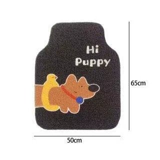 car floor mats, easy to maintain, Avtomobil döşəmə paspasları - cartoon-car-floor-mat-7-5060cmsilk-loop-can-be-cut-to-sizefront-row-floor-mat