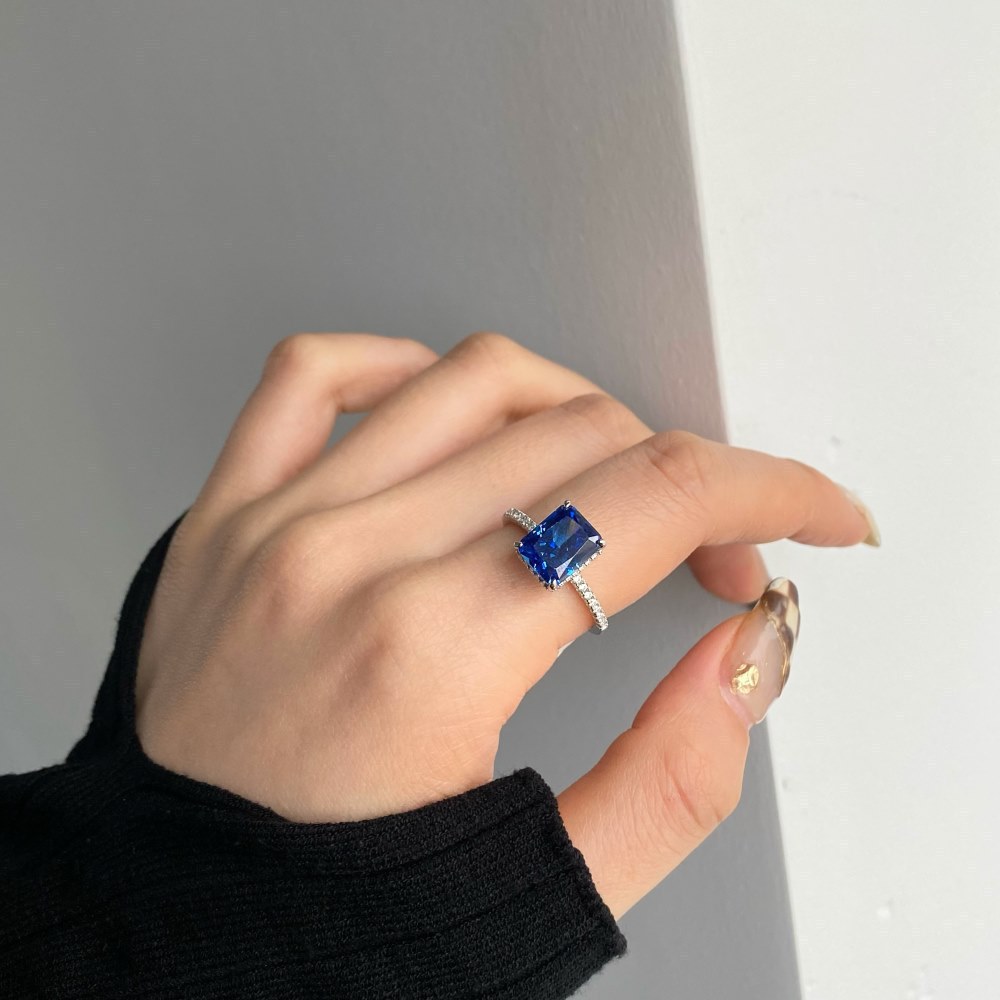 10g Weight Zircon Inlay Material Rings Classification 6, 9 Ring Size 1 Piece Quantity Holiday, Daily Occasion 925 Sterling Silver Material Geometric Pattern Women's Gender Plating Design Elegant, Luxurious, Simple Style Style 925 Sterling Silver Zircon Geometric Rings 24