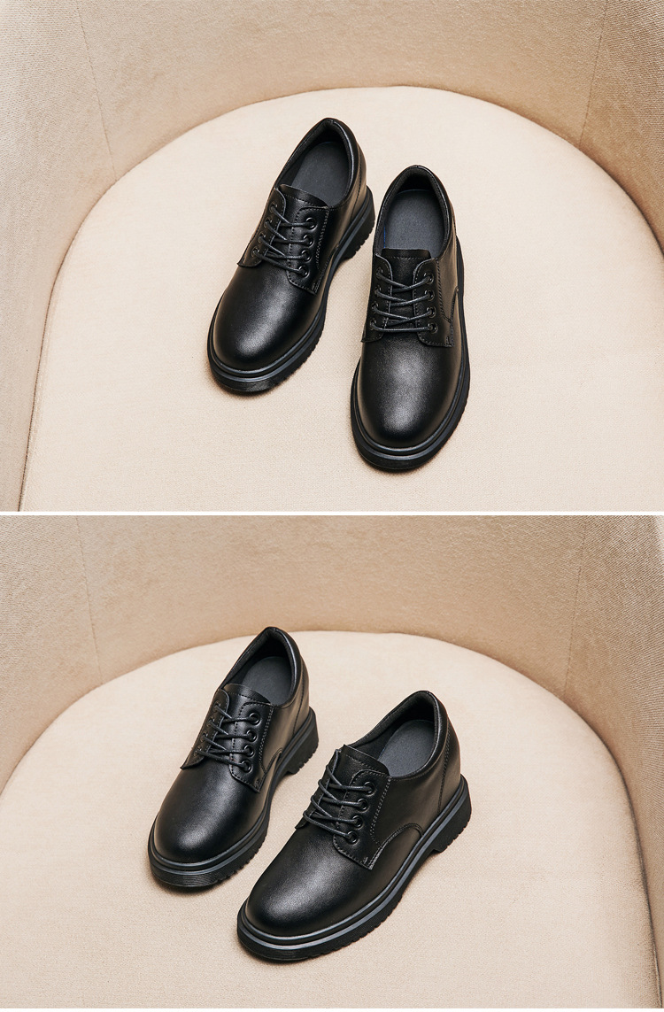 Mocassins en cuir verni à bout carré pour femme, chaussures décontractées à enfiler, chaussures_voghion.com