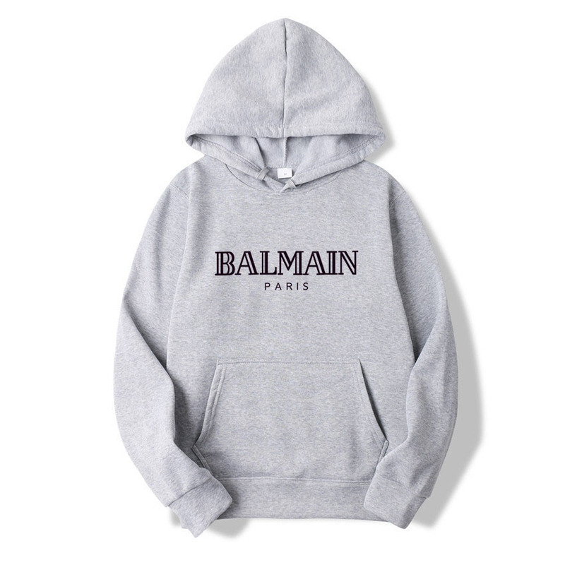 2026 New Spring and Autumn Men's Balmain Balmain Letter Print Sweatshirt Hoodie, Same Style Sweatshirt for Men and Women 2026 New Spring and Autumn Men's Balmain Balmain Letter Print Sweatshirt Hoodie, Same Style Sweatshirt for Men and Women