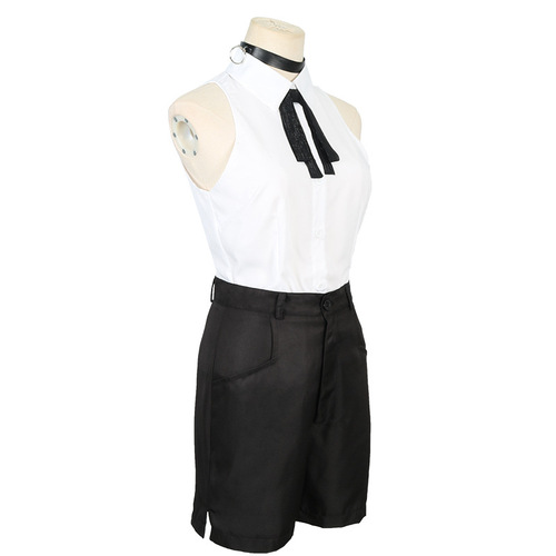 Cosplay of Denji from Chainsaw Man, full set of clothes, full set of Chainsaw Man cosplay costumes, cosplay nurse uniform for women.