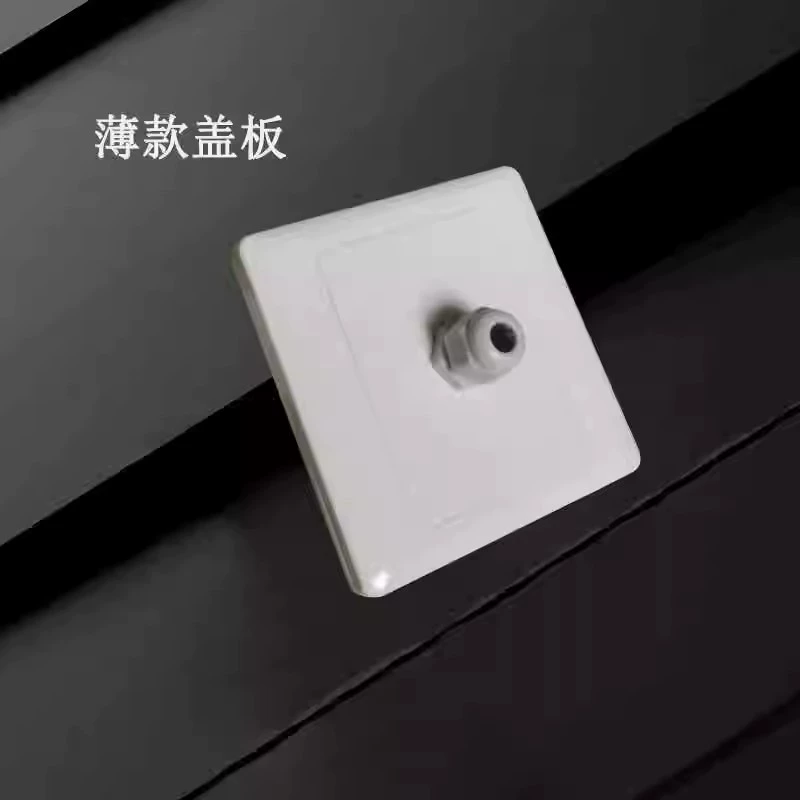 AKCK Xiangke 86 тип водонепроницаемая резьбовая крышка ПК, накладная скрытая ванная комната, водонепроницаемая заземляющая панель, влагозащищенная