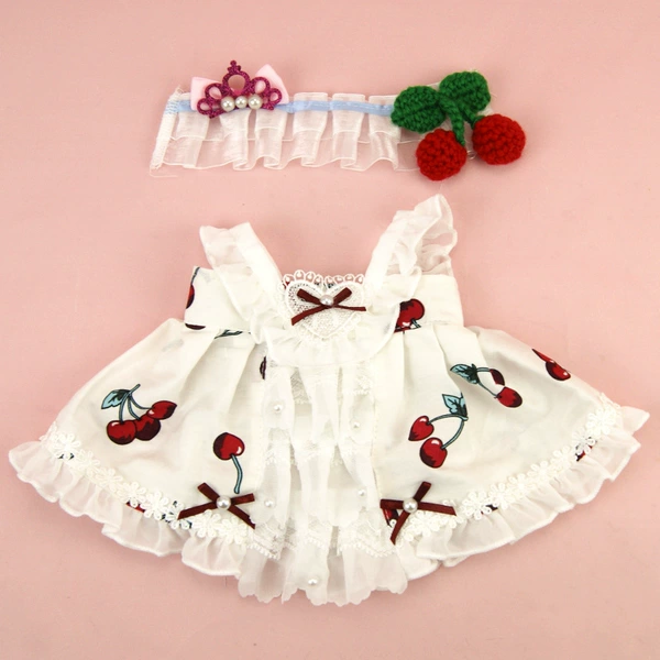 White cherry skirt